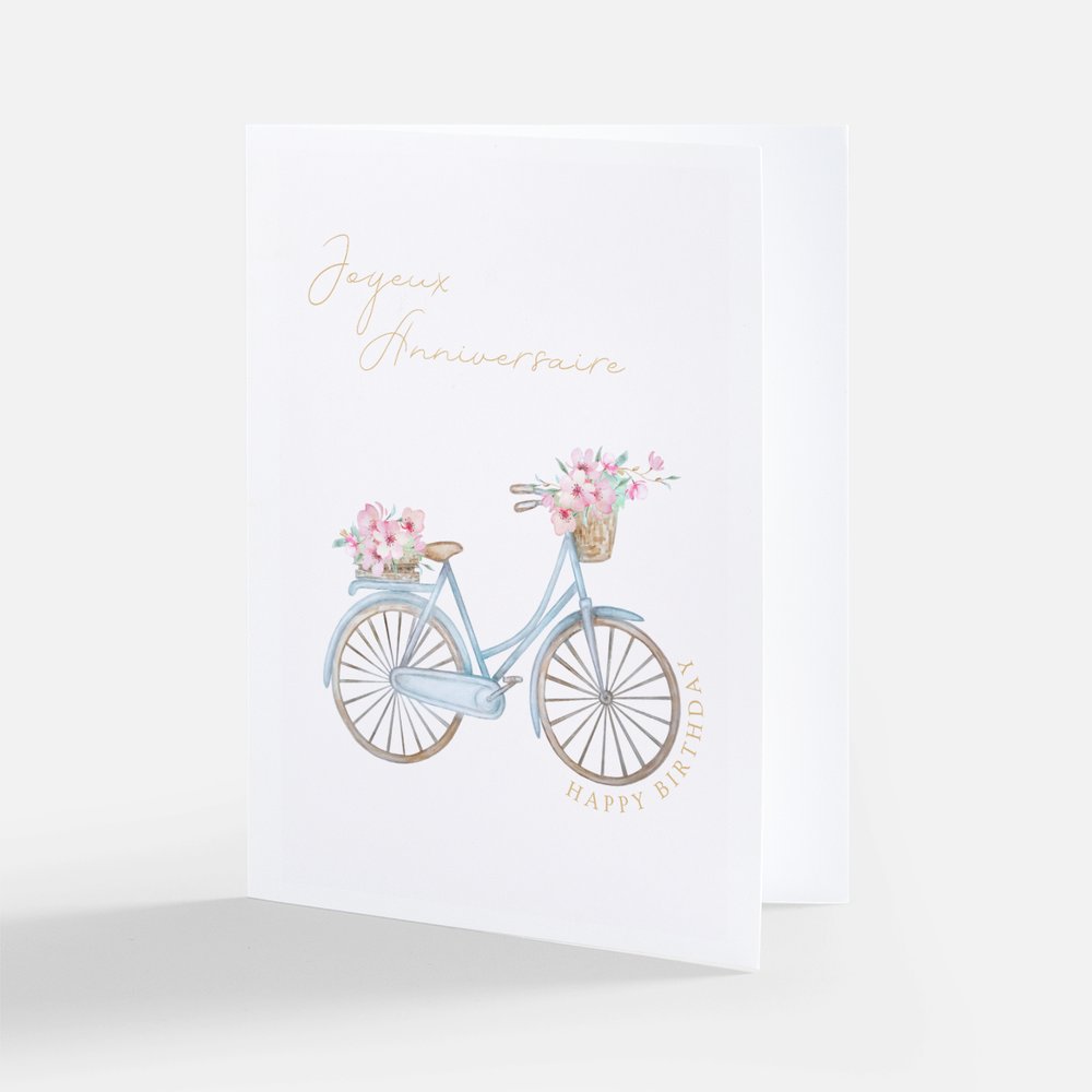 French Birthday Card - Joyeux Anniversaire