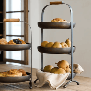 Charente Three Tiered Metal Stand