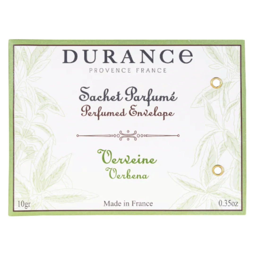  Durance Provence France, fragranced envelope 'Sachet Parfumé' and 'Verbena' 