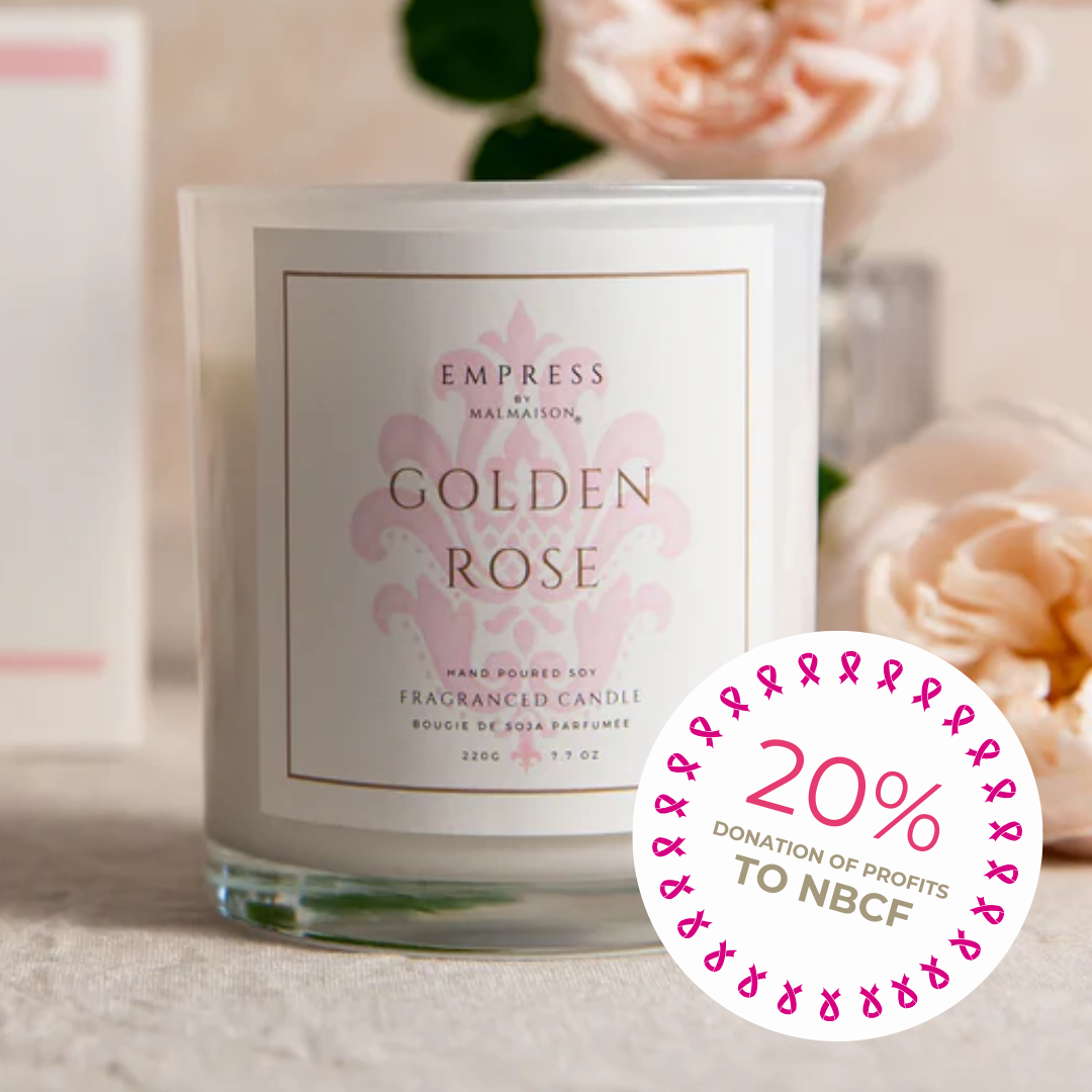 Golden Rose Soy Wax Candle