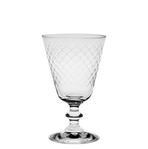 Malmaison Fishnet France Crystal Wine Glasses