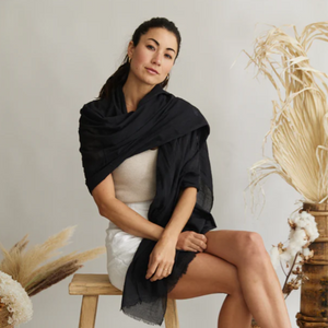 French Riviera Scarf Black