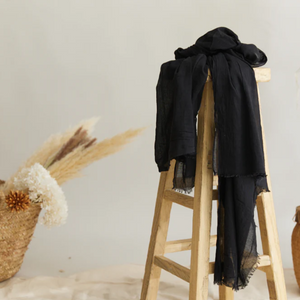 French Riviera Scarf Black