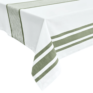 French Country Stripe Tablecloth