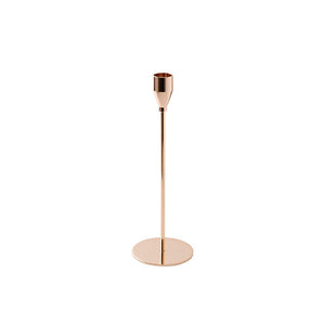 Elegant Gold candle holder on a white background