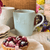 La Rochere Bee Ceramic Mug with Bee Emblem - Blue