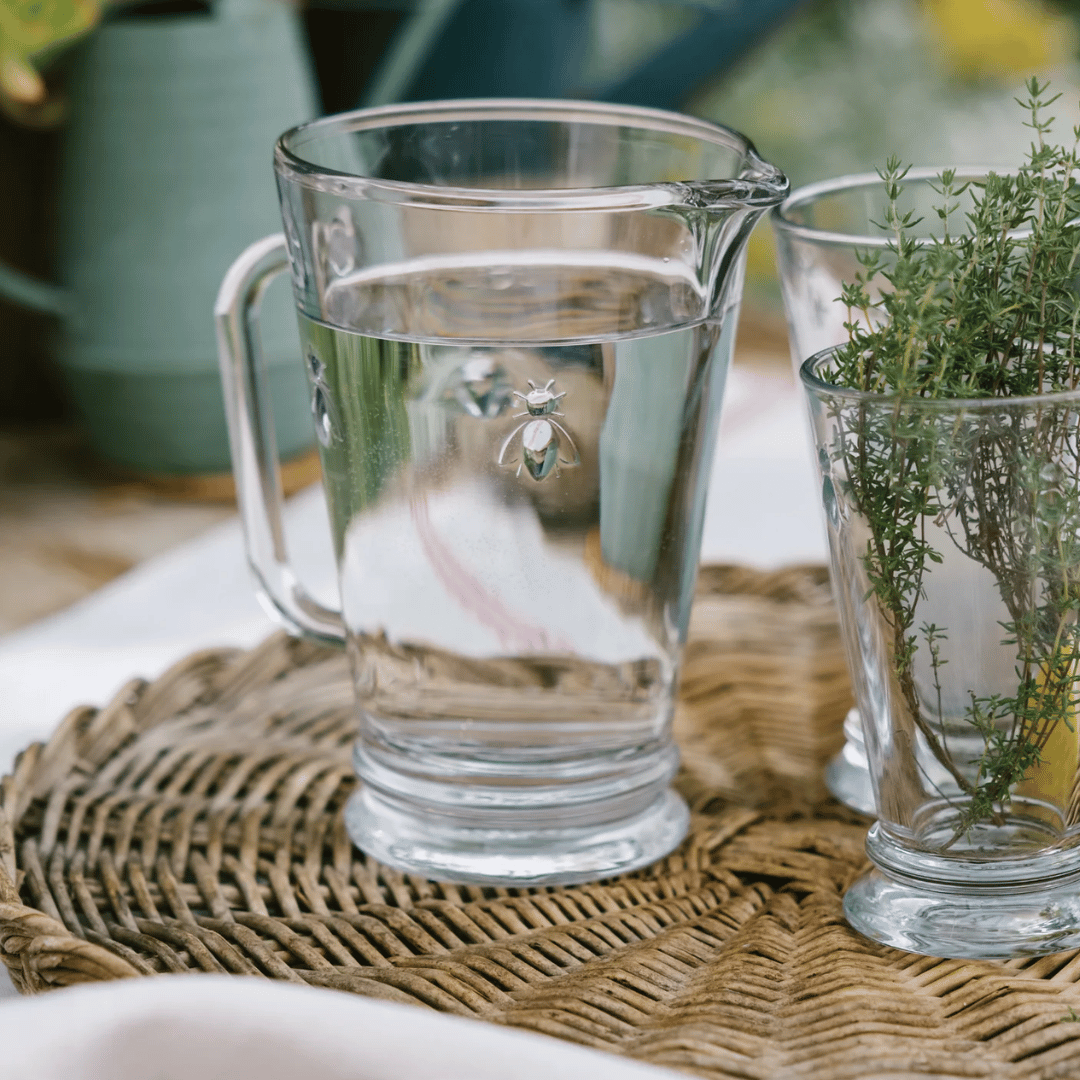 La Rochere Bee Pitcher - Water Jug with Long Bee water glasses