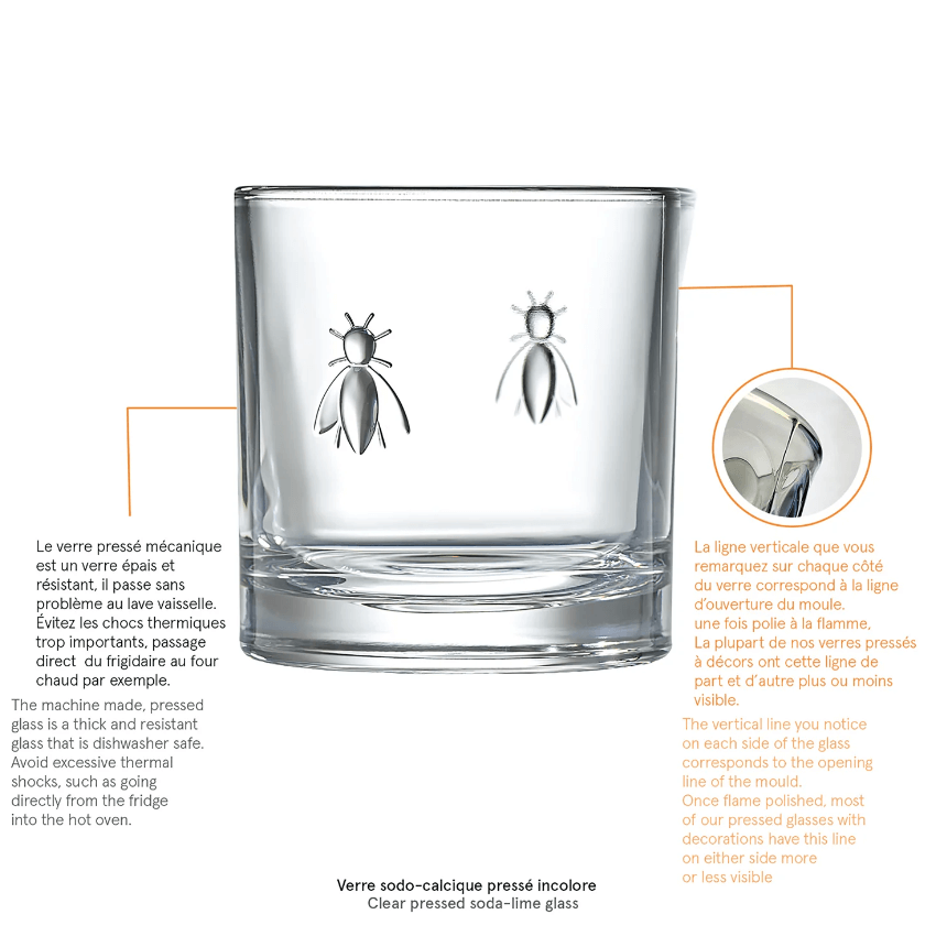 La Rochere Bee Whiskey Glasses