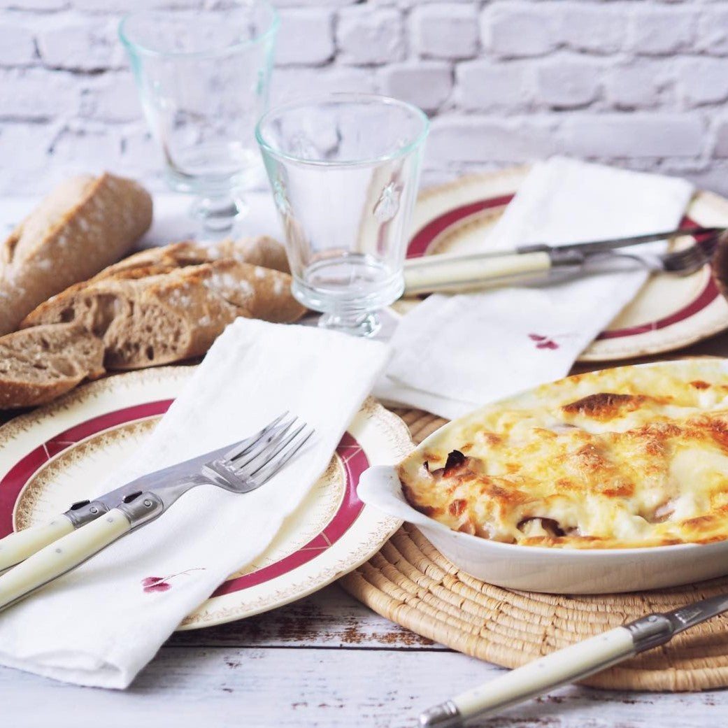 Laguiole cutlery in styled setting