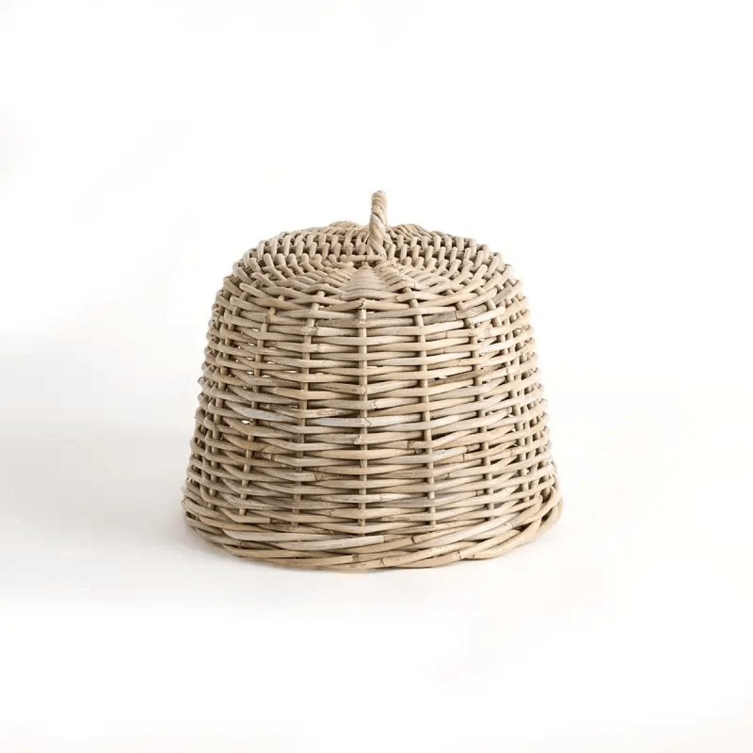 Provence Food Cover Cloche - Rattan 