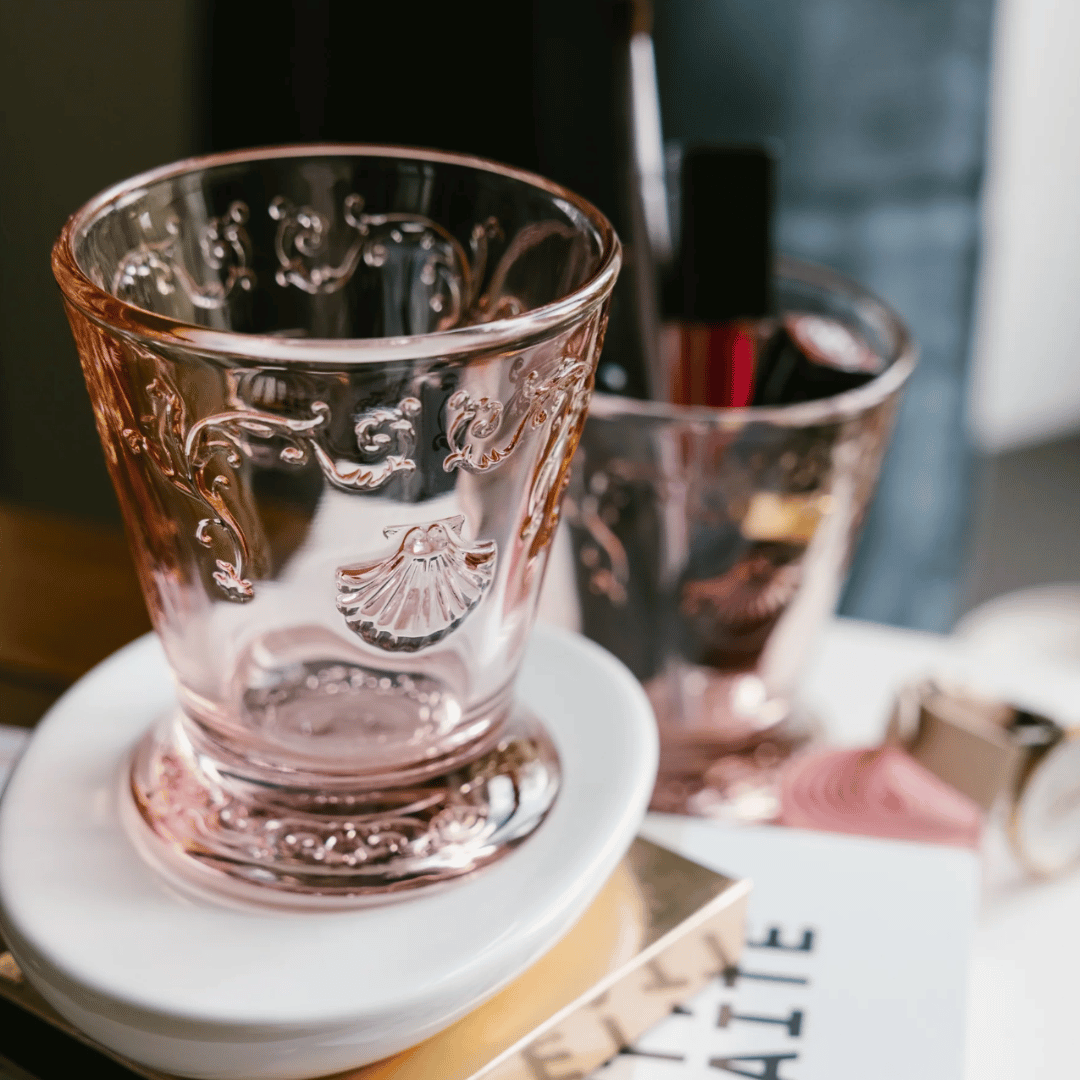 La Rochère - Versailles Rose Pink Tumblers – Set of 6 - PRE ORDER
