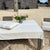 French Stripe Tablecloth - Charcoal - 250 x 150