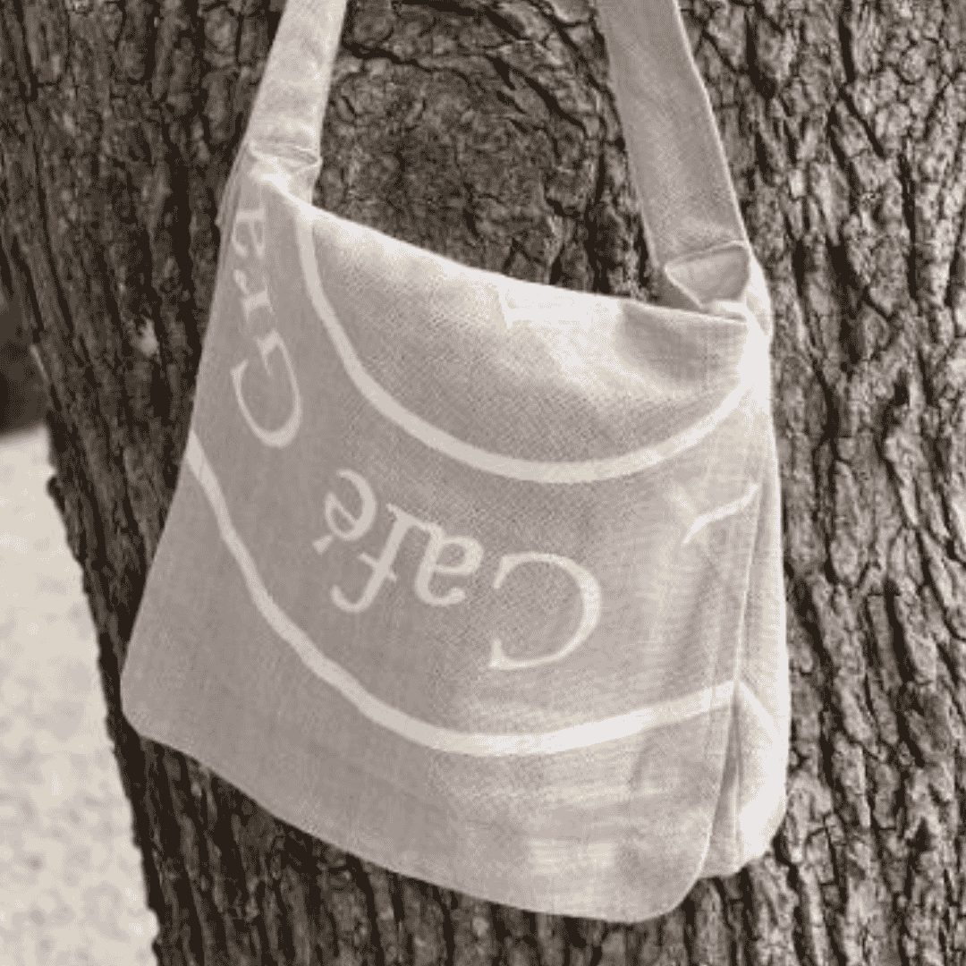 Malmaison Redoute Rose Cotton Tote