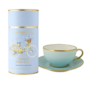 Malmaison Limoge Pastel Blue Tea Cup & Monista Tea