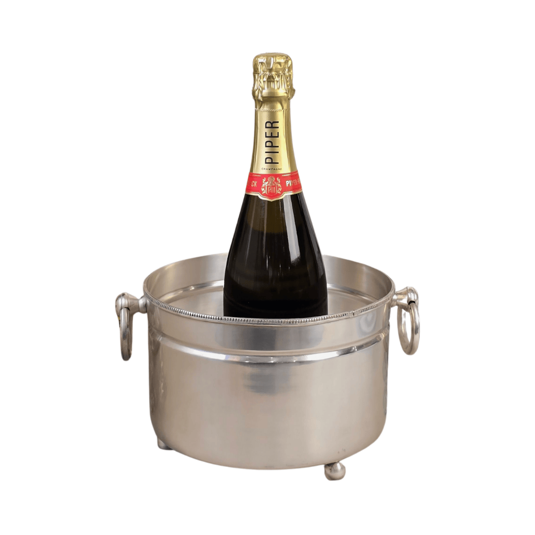 Champagne Ice Bucket with Champagne Flutes and Piper Champagne