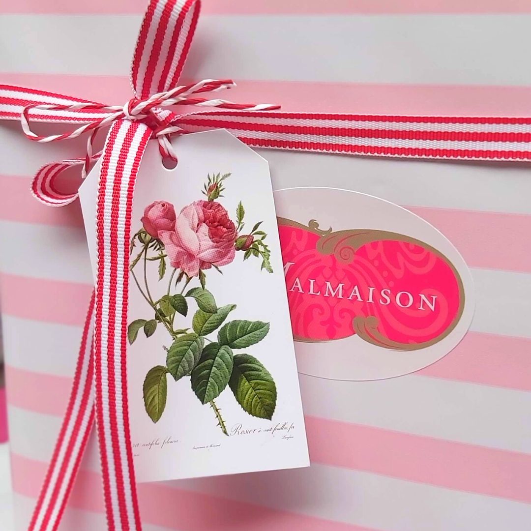 REDOUTÉ Rosa Centifolia Gift Tag