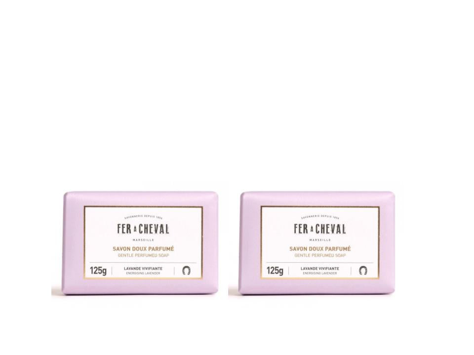 Gentle Perfumed Soap Energising Lavender 125g - Fer à Cheval