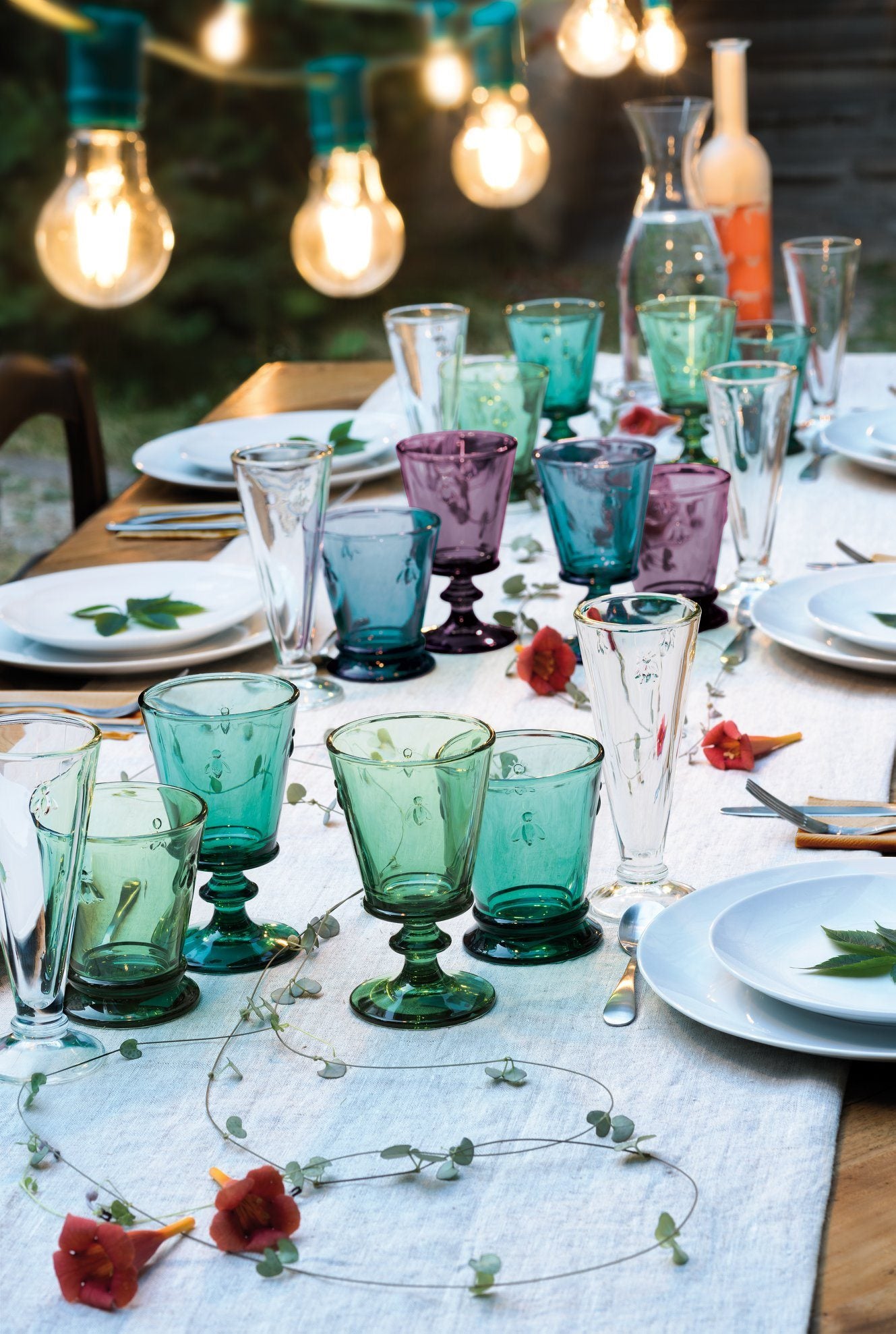 La Rochere - Bee Wine Glass - Set of 6 - Aubergine