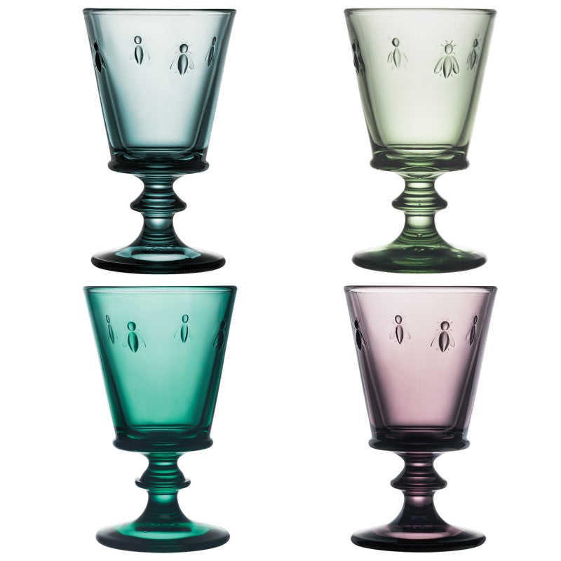 La Rochere - Bee Wine Glass - Set of 4 Assorted Colours