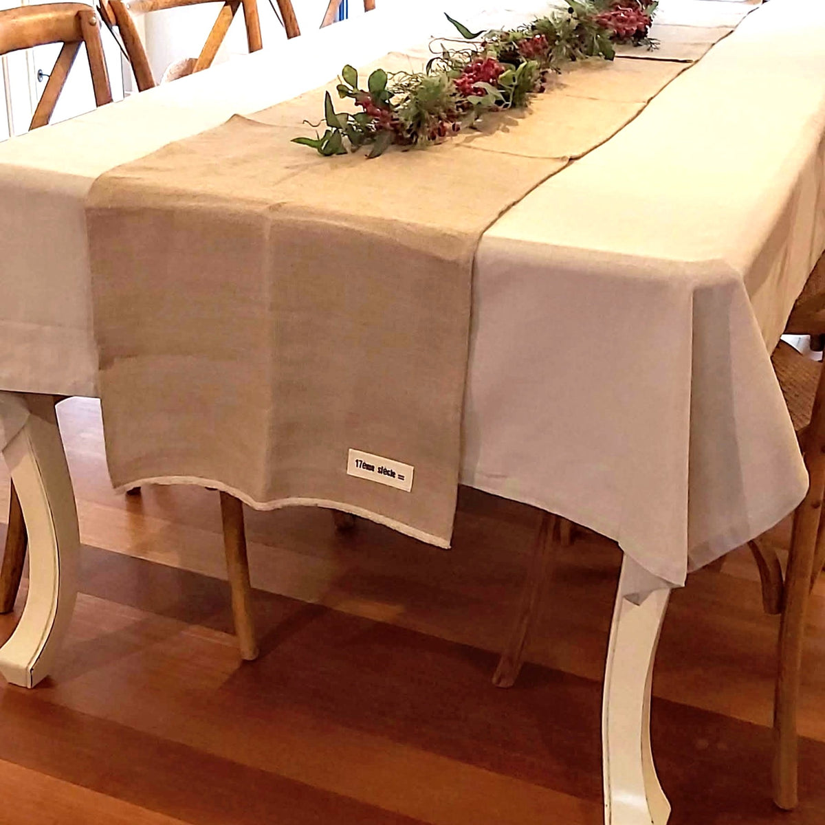 French Country Cotton Ecru Tablecloth