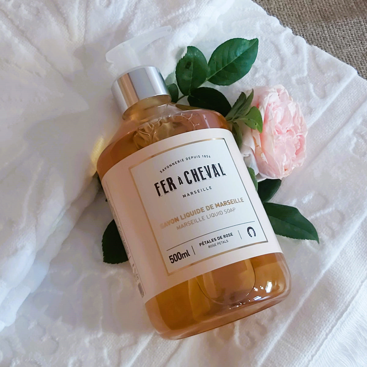 Fer a Cheval Savon de Marseille Liquid Soap - Rose Petal
