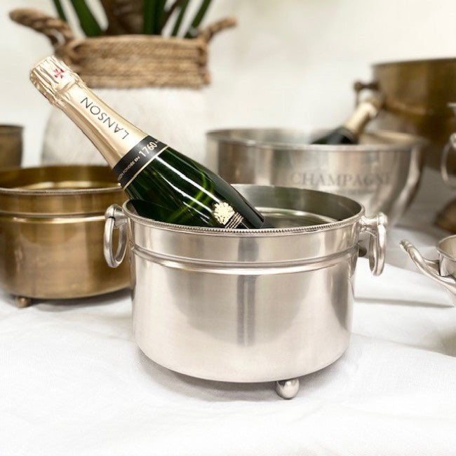 Fontette - Champagne Bucket - Antique Pewter