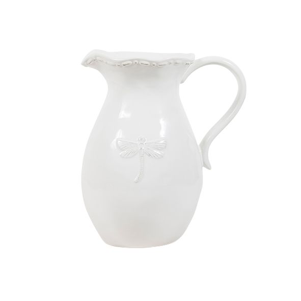 French Country Dragonfly Jug / Pitcher
