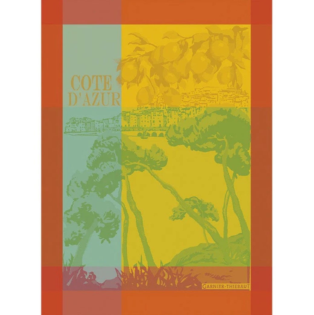 Garnier-Thiebaut Tea Towel - Cote d'Azur Provence