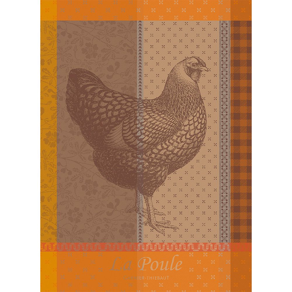 Garnier-Thiebaut Tea Towel - La Poule