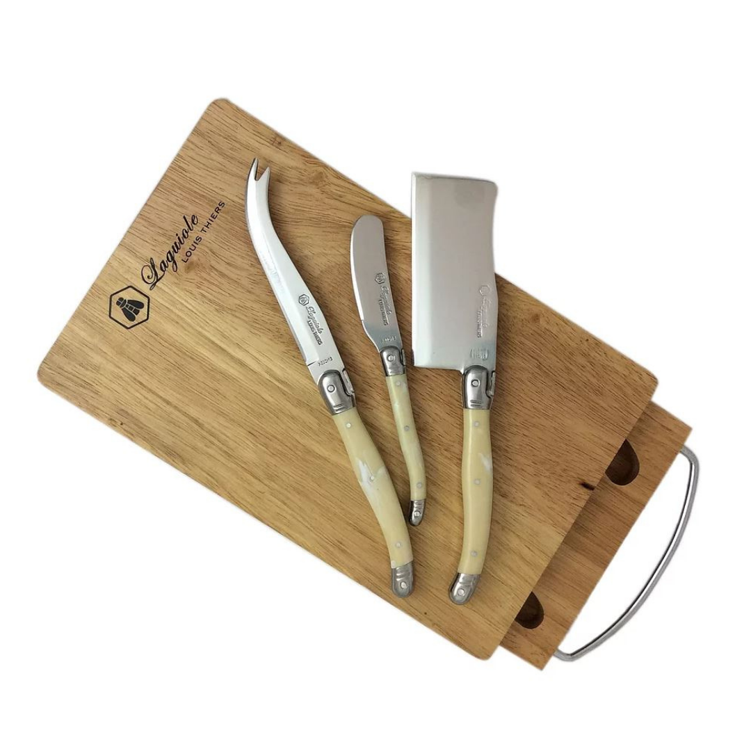 Ivory Cheese Knives, set of 3 - Whisk