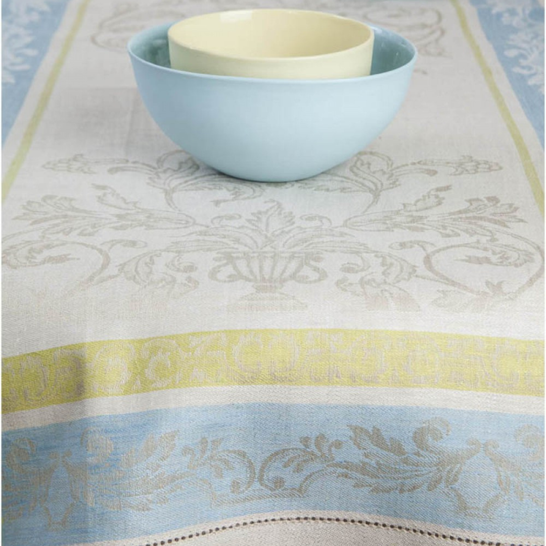 Malmaison Pure Linen Damask Table Runner