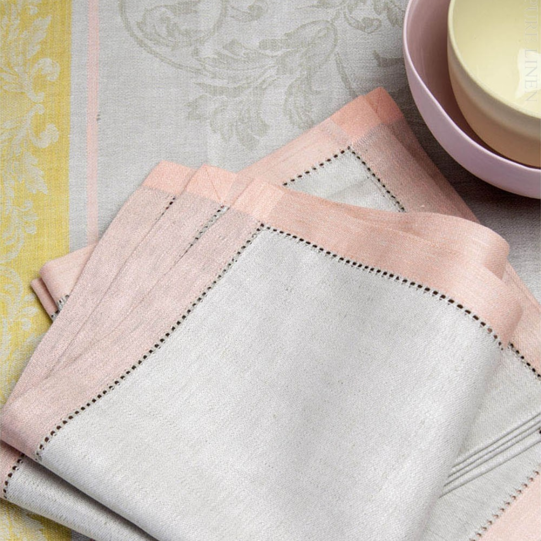 Malmaison Pure Linen Damask Napkins