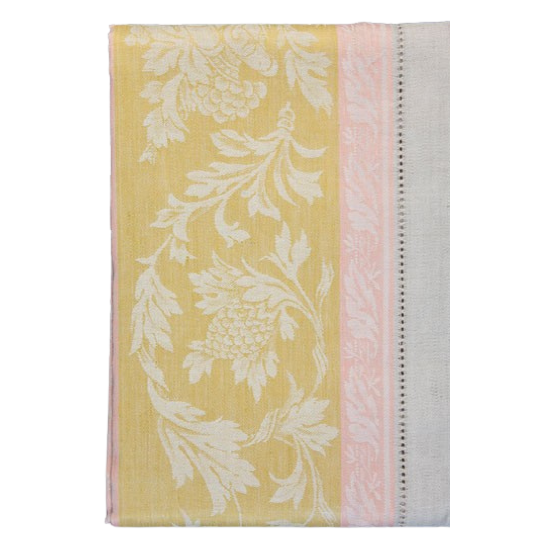 Malmaison - 100% Damask Linen Tablecloth