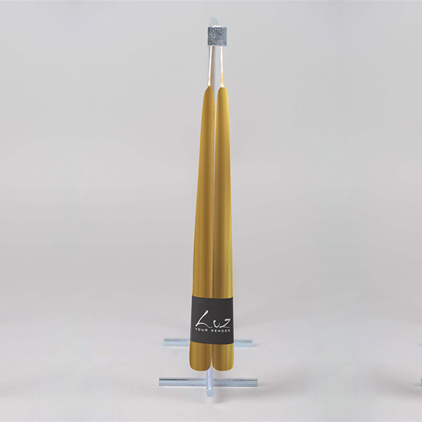 Gold Taper Candlesticks Luz Your Senses 