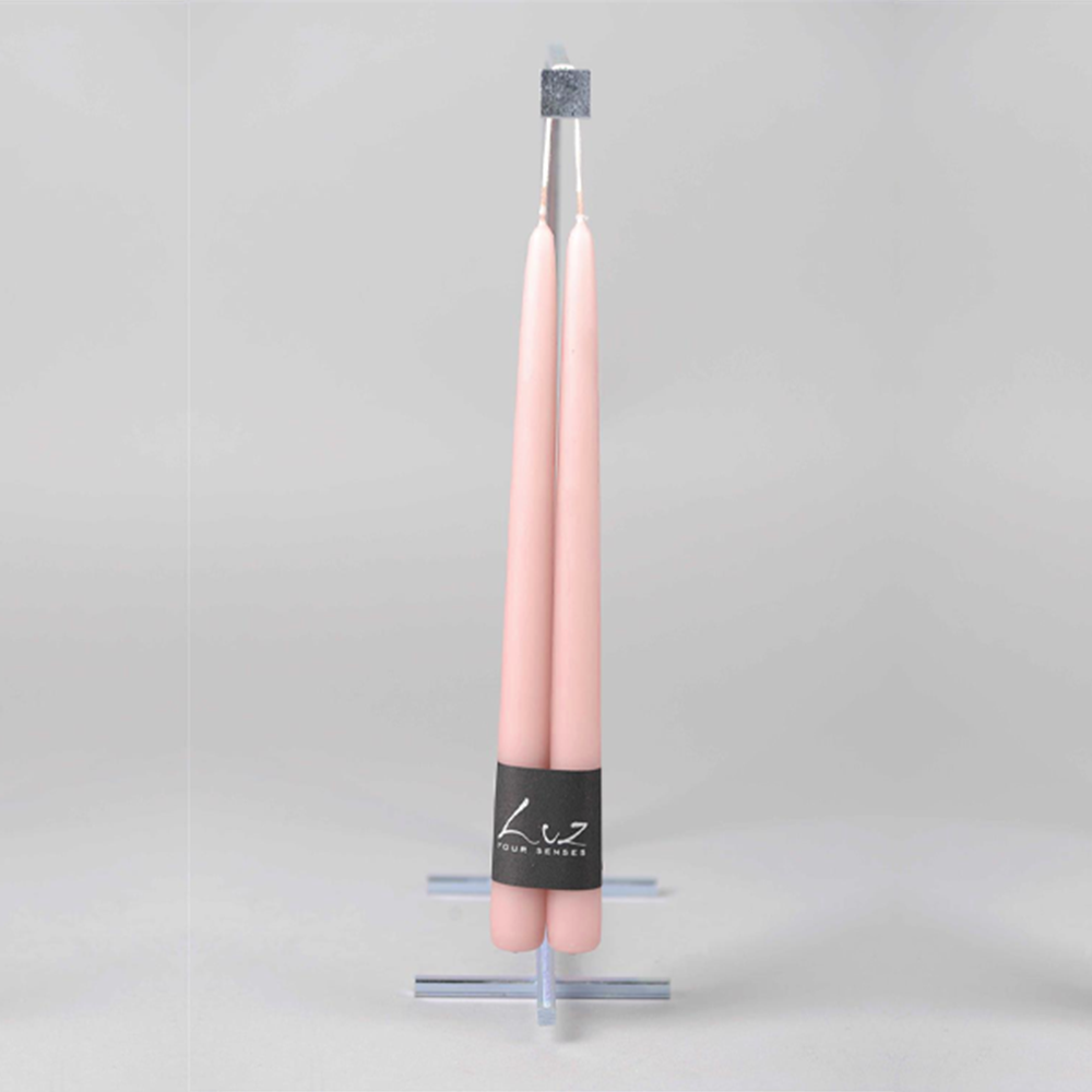 Luz Your Senses Rose Taper Candles