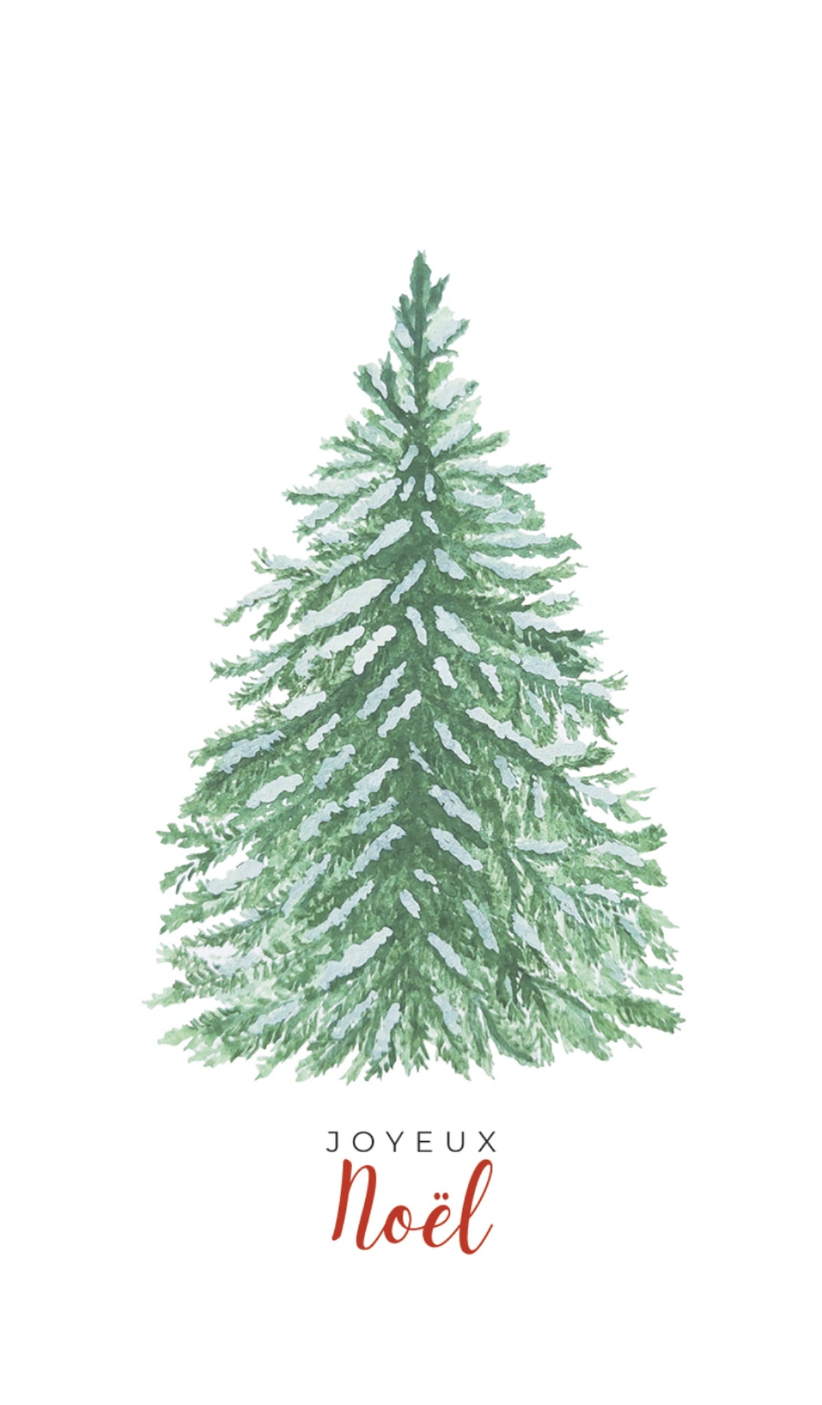 French Christmas Gift Tag