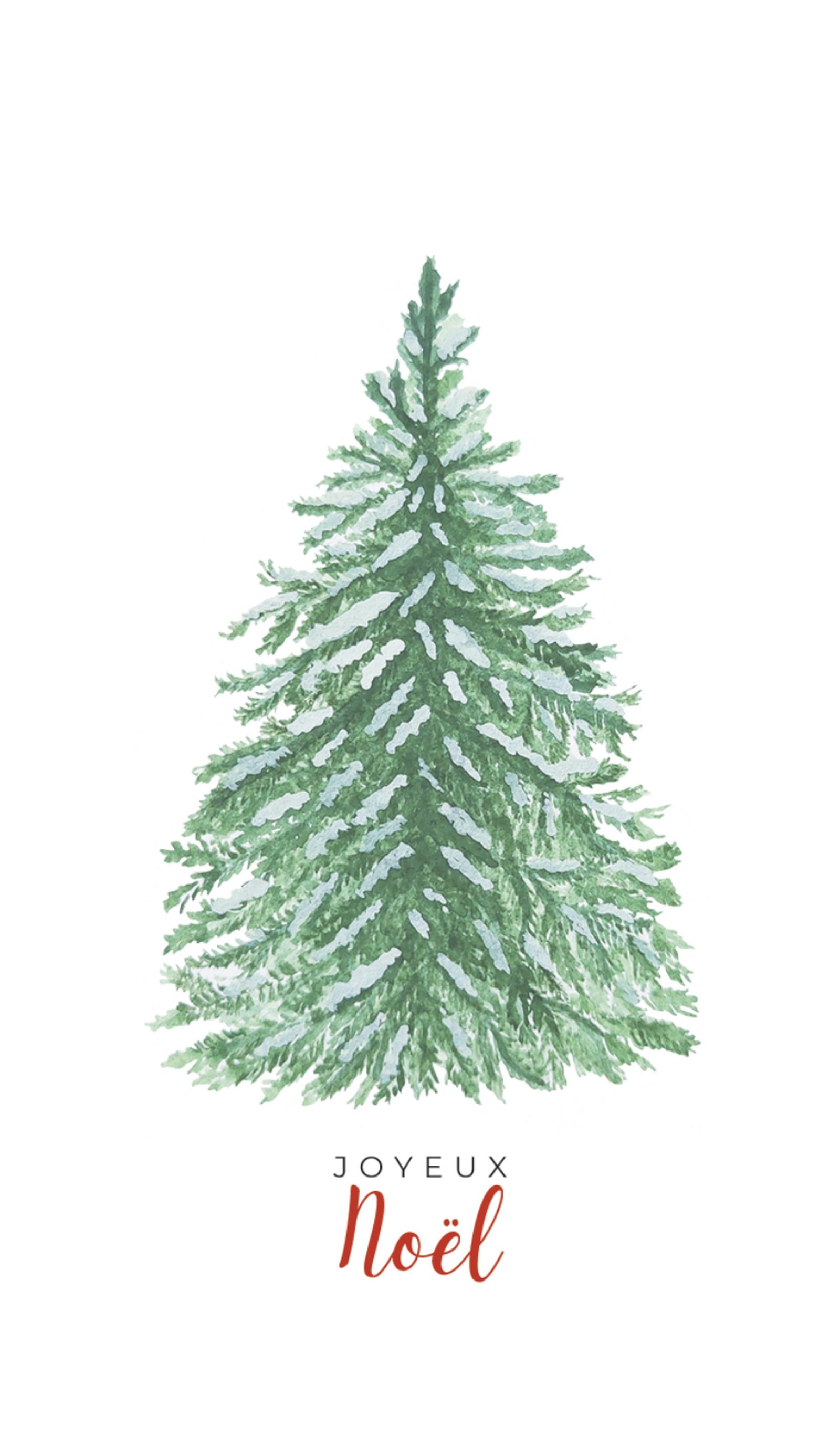 French Christmas Gift Tag