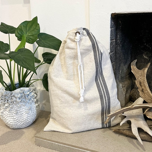 French Stripe Christmas Sack