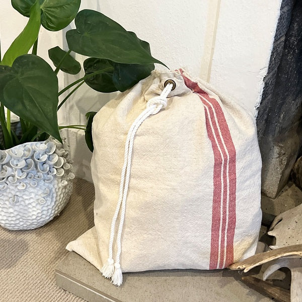 French Stripe Christmas Sack