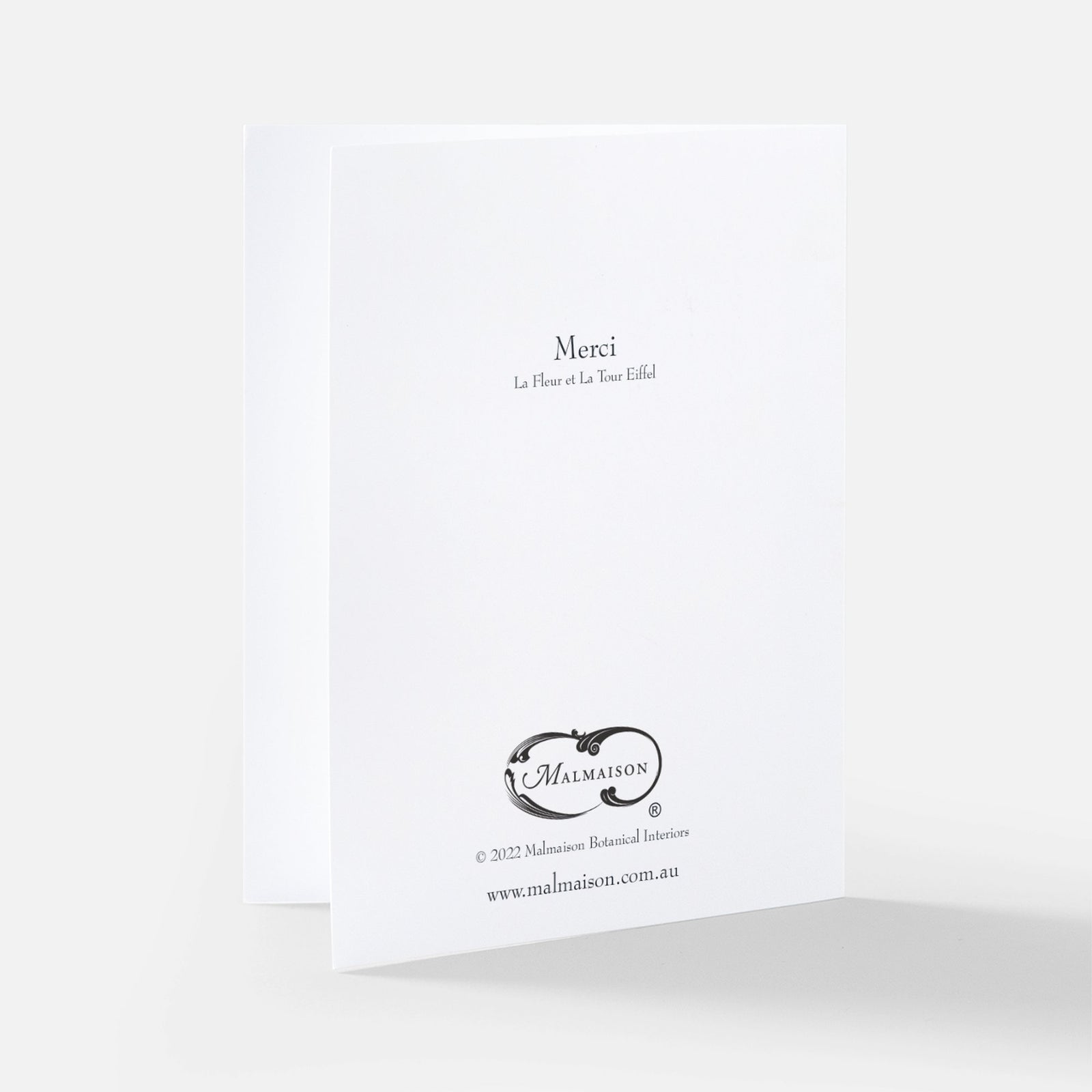 Malmaison Thank you card