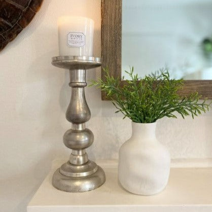 Pewter Candle Holder